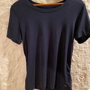 10/$15 GAP FIT womens blue cinched tshirt size small